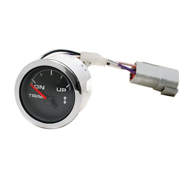 Beede Boat Gauges, Black/Silver Beede Boat Gauges